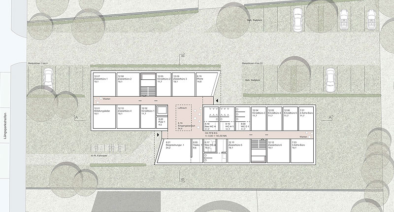 Realisierungswettbewerb Neubau Verwaltungsgebäude Ostallee 71 in Trier