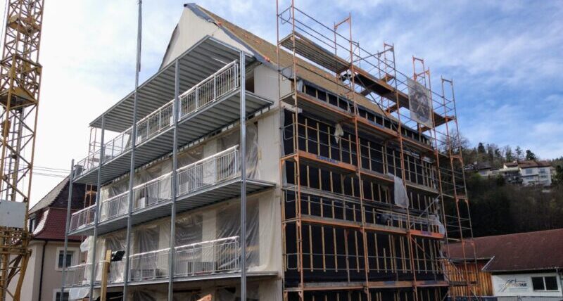 März 24 | Holzbau | Balkone | Sozialer Wohnungsbau Waldkirch-Kollnau