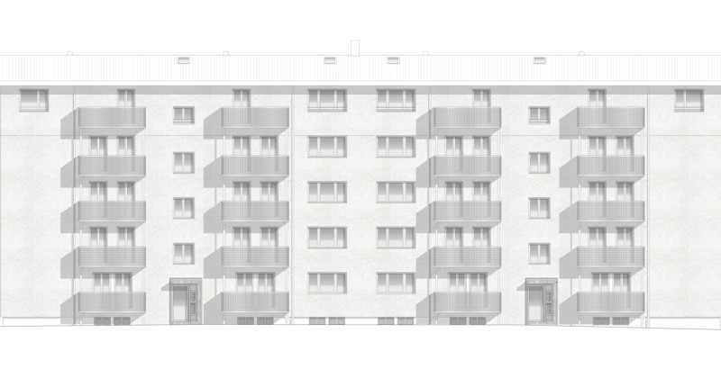 Dachgeschossausbau und Energetische Sanierung eines Mehrfamilienhauses in Freiburg