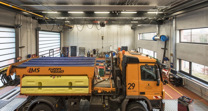 Neubau eines Werkstattgebäudes an der Autobahnmeisterei Freiburg